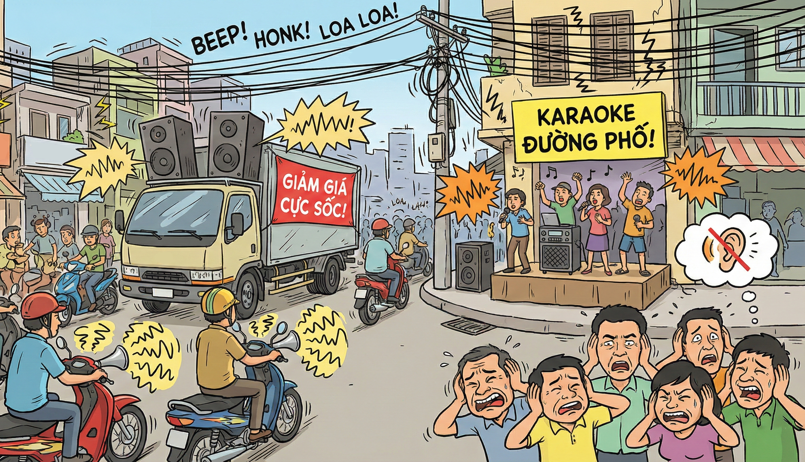 Phiền toái của “tiếng ồn đô thị”